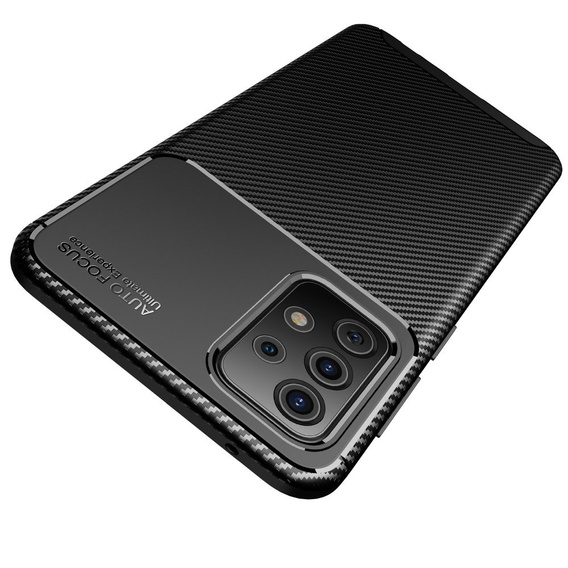 Etui do Samsung Galaxy A52 / A52s, Carbon Gel, czarne