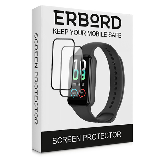 2x Szkło Hybrydowe ERBORD do Amazfit Band 7