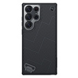 Etui NILLKIN do Samsung Galaxy S23 Ultra, Stripe Design z rączką, czarne