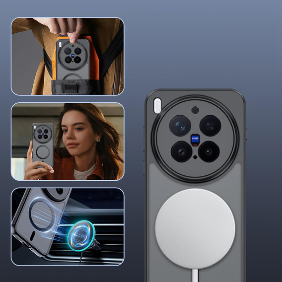 Etui do MagSafe ERBORD Matt Case do Vivo X300 Pro