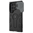 Etui do Samsung Galaxy S24 Ultra, pancerne Nillkin, CamShield Armor Prop, Czarne