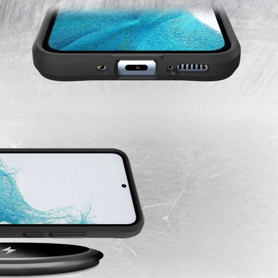 Etui do Samsung Galaxy A54 5G, Fusion Hybrid, przezroczyste / czarne