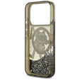 Etui Karl Lagerfeld Liquid Glitter Choupette MagSafe do iPhone 17 Pro Max