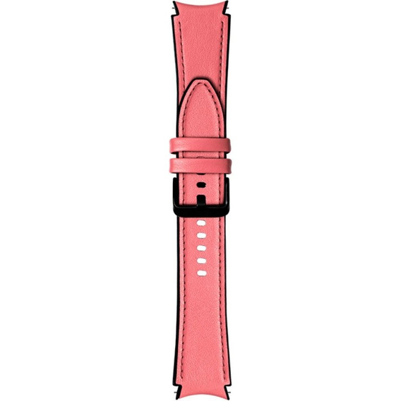 Pasek Skórzany do Samsung Galaxy Watch 4/5/6 40/42/43/44/45/46/47mm, Różowy