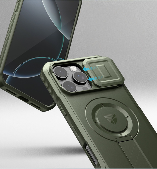 Etui Dexnor MagSafe z osłoną aparatu do iPhone 16 Pro Max