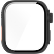 Bransoleta Milanese + 2w1 Etui + Szkło Hartowane do Huawei Watch Fit 3, Czarna