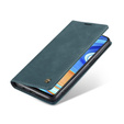 Etui CASEME do Xiaomi do Redmi Note 9s / 9 Pro, Leather Wallet Case, niebieskie