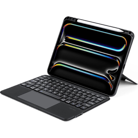 Etui z klawiaturą do iPad Pro 11" 2024 (5 gen.), Dux Ducis DK Series, czarne