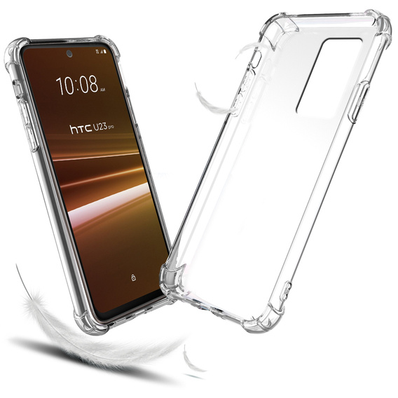 Etui do HTC U23 Pro, Dropproof, Przezroczyste