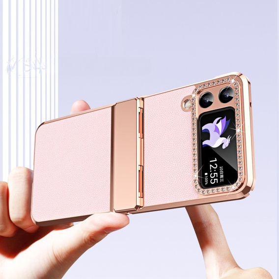 Etui do Samsung Galaxy Z Flip 4 5G, ElectroLeather, różowe