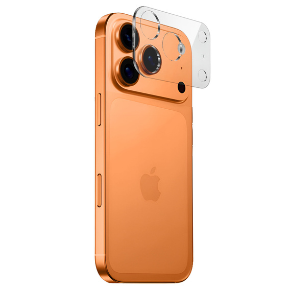 Szkło hartowane ERBORD na wyspę aparatów do iPhone 17 Pro, przezroczyste