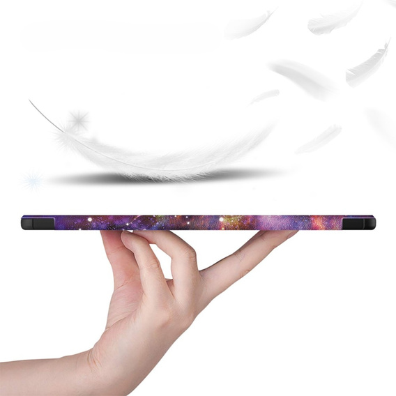 Etui do Samsung Galaxy Tab S9, Smartcase Hybrid z miejscem na rysik, galactic