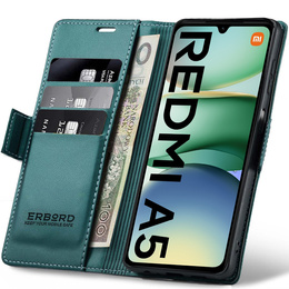 Etui ERBORD Glossy Litchi portfel z klapką do Xiaomi Redmi A5