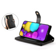 Etui z klapką do iPhone 16, Wallet Zipper Pocket, czarne