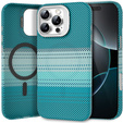 Etui do iPhone 16 Pro Max, Frame Kickstand, do MagSafe, Moon Green