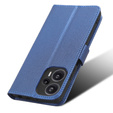 Etui z klapką do Poco F5 5G, Wallet Smart Magnet, niebieskie