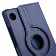 Etui do Samsung Galaxy Tab A9, Obrotowe 360, granatowe