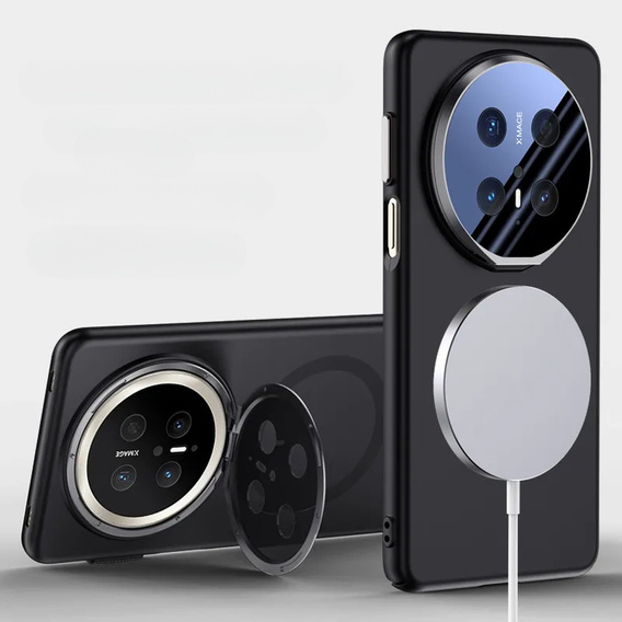 Etui do Honor Magic 7 Pro, Kickstand, do MagSafe, czarne