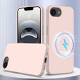 Etui do iPhone 16e, Silicone MagSafe, różowe