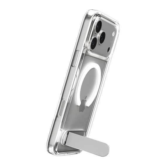 Etui Spigen Ultra Hybrid "S" Mag MagSafe do iPhone 17 Pro, Clear / White