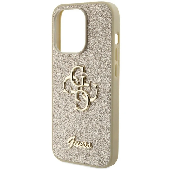 Etui GUESS Fixed Glitter Big 4G Logo do iPhone 15 Pro