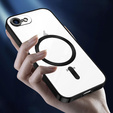 Etui do iPhone 7 Plus / 8 Plus, Electro MagSafe, czarne + Szkło na ekran