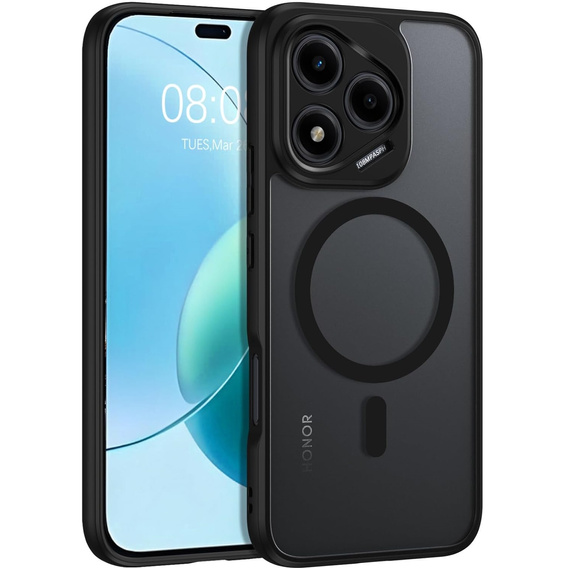 Etui do Honor 400 Lite, do MagSafe, ERBORD Matt Case, czarny