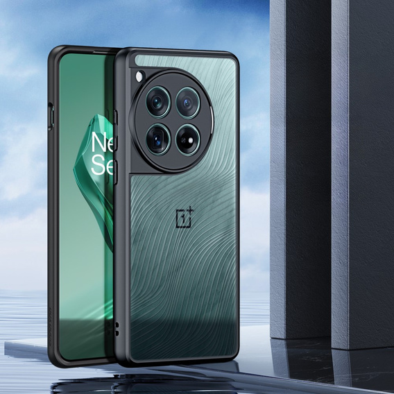 Etui DuxDucis do OnePlus 12, Aimo case, przezroczyste / czarne