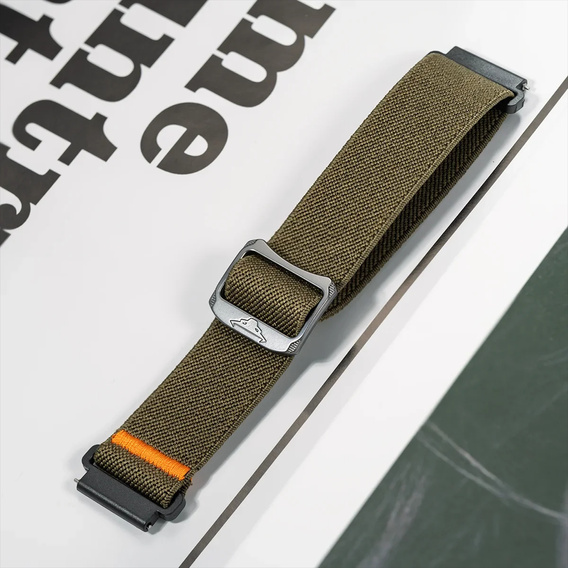 Pasek Nylonowy Uniwersalny 22mm, zielony