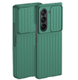 Etui PC Case do Samsung Galaxy Z Fold5 5G, z ochroną aparatu, zielone