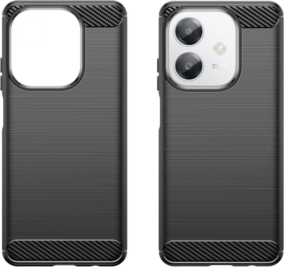 Etui do Oppo A40 / Oppo A40m, Carbon, czarne