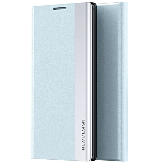 Etui z klapką do Samsung Galaxy M53 5G, Side Magnetic, jasnoniebieskie