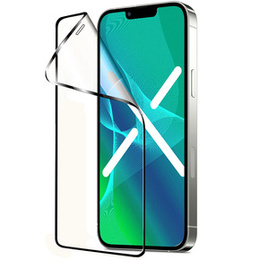 Szkło Hybrydowe 5D Full Glue Ceramic do iPhone X / XS / 11 Pro, Black
