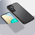 Etui Magmat do Samsung Galaxy S23 FE, Tech-Protect, Matowe Przezroczyste / Czarne