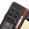 Etui Wallet do Samsung Galaxy S21 FE, KHAZNEH, Dual Color, Black