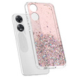 Etui do Oppo A78 5G, Glittery, różowe