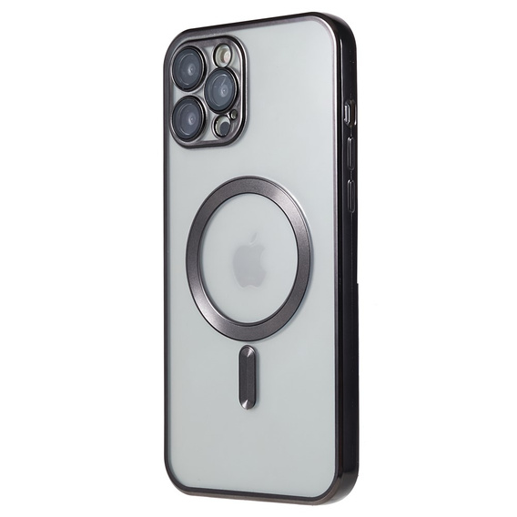 Zestaw Etui do iPhone 12 Pro, MagSafe Hybrid, czarne + Szklo