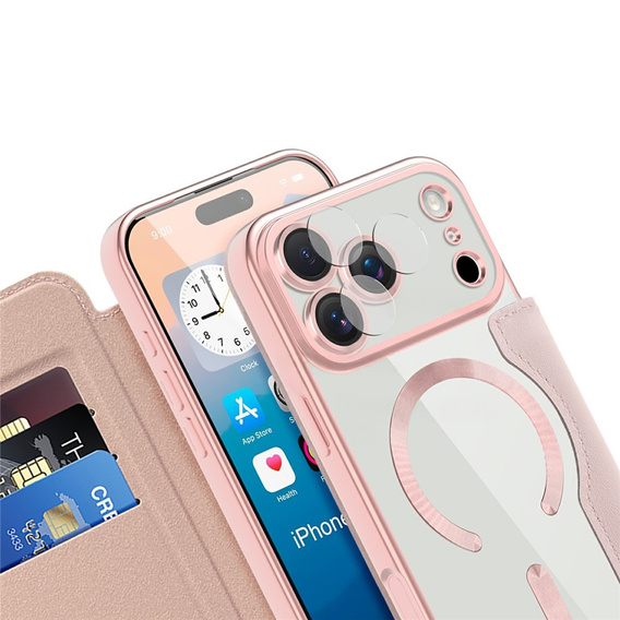 Etui z klapką RFID Wallet MagSafe z ochroną aparatu do iPhone 17 Pro Max