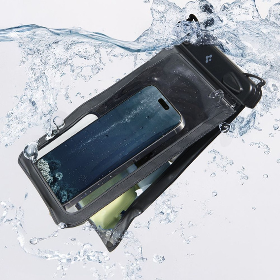SPIGEN A603 Uniwersalne Wodoodporne Etui - czarne