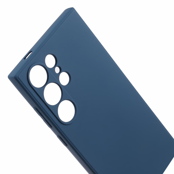 Etui do Samsung Galaxy S24 Ultra, Silicone Lite, niebieskie