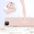 Etui do iPhone 16e, Silicone MagSafe, różowe