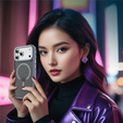 Etui Matt Case do iPhone 17 Pro Max, pancerne, do MagSafe, przydymione z szarymi bokami