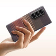 Etui do Samsung Galaxy Z Fold6 5G - magnetyczne Aramid Fiber, pomarańczowe