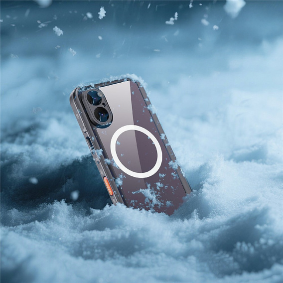 Etui do iPhone 17, Wodoodporne IP68, SHELLBOX MagSafe, czarne