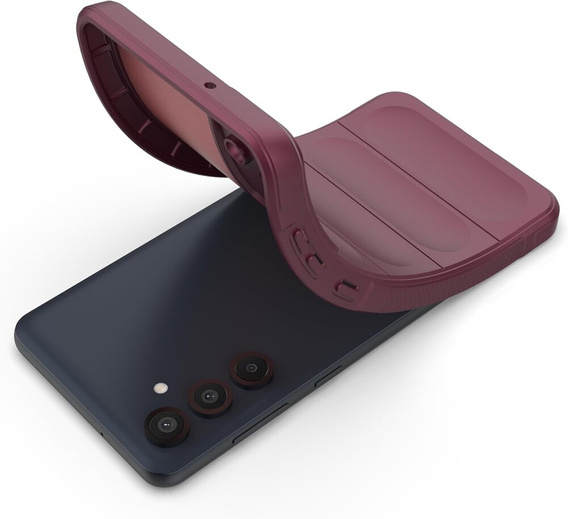 Etui do Samsung Galaxy M55 5G, Gaming Shockproof, bordowe