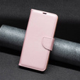 Etui z klapką do Samsung Galaxy A54 5G, Wallet Litchi Magnet, różowe rose gold