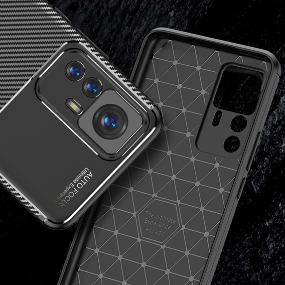 Etui do Xiaomi 12T, Carbon Gel, czarne
