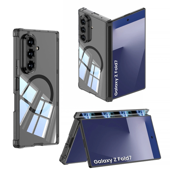 Etui GKK Magnetic Airbag Drop Proof do Samsung Galaxy Z Fold7 5G