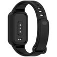 Pasek Silikonowy do Xiaomi Smart Band 9 Active / Xiaomi Redmi Band 3, Czarny