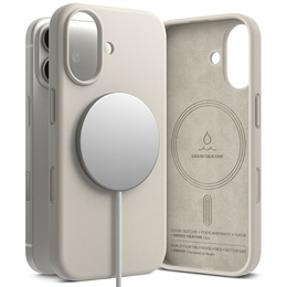 Etui Ringke do iPhone 17, Silicone MagSafe, Stone